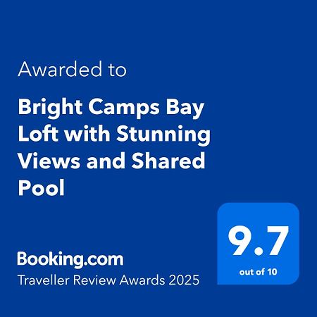 Bright Camps Bay Loft With Stunning Views And Shared Pool Cidade Do Cabo Exterior foto